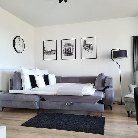 Apartament 150 Zaspa Vvita Z Prywatnym Ogrodem I Tarasem Gdansk Bagian luar foto