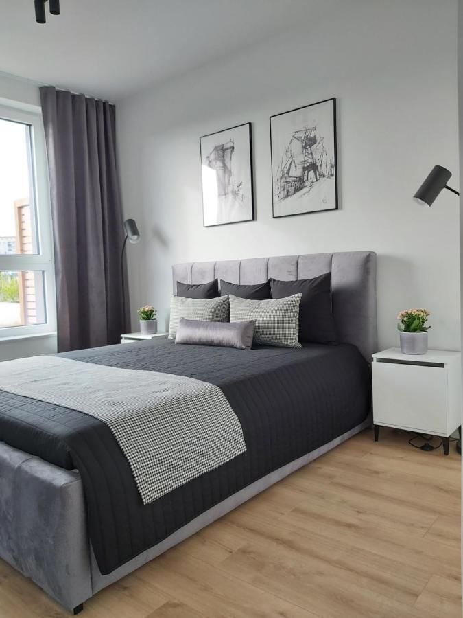 Apartament 150 Zaspa Vvita Z Prywatnym Ogrodem I Tarasem Gdansk Bagian luar foto