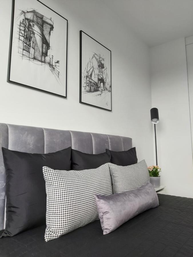 Apartament 150 Zaspa Vvita Z Prywatnym Ogrodem I Tarasem Gdansk Bagian luar foto