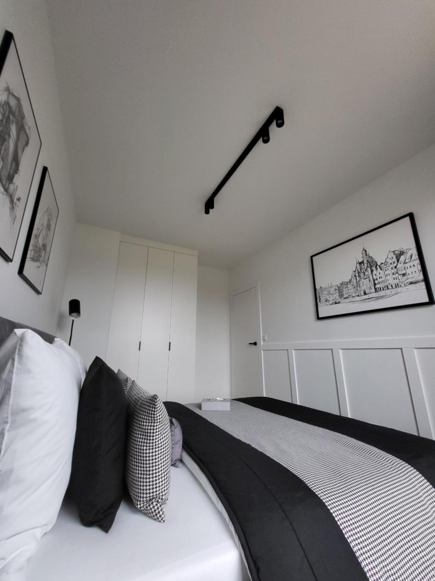 Apartament 150 Zaspa Vvita Z Prywatnym Ogrodem I Tarasem Gdansk Bagian luar foto